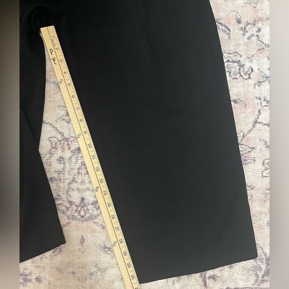 Vince Camuto Wide Leg Pleated High Waist Culottes Women's Size 6 Black - Picture 6 of 9